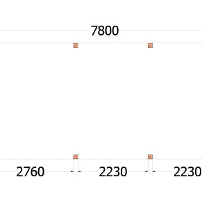 Buitenverblijf Palermo 7800x3700x2450mm (bxdxh)