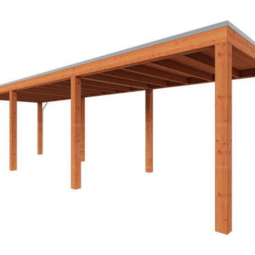 Buitenverblijf Palermo 8900x2550x2450mm (bxdxh)