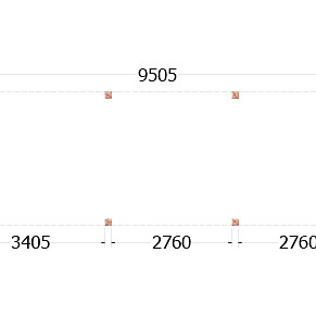 Buitenverblijf Palermo 9550x3100x2450mm (bxdxh)