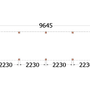 Buitenverblijf Palermo 9650x2550x2450mm (bxdxh)