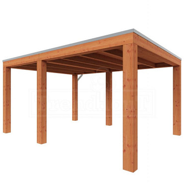 Buitenverblijf Palermo XXL 4450x3800x2450mm (bxdxh)