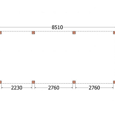 Buitenverblijf Palermo XXL 8550x3800x2450mm (bxdxh)