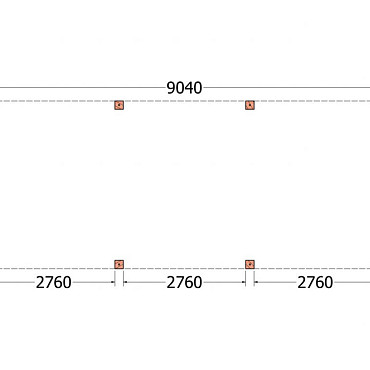 Buitenverblijf Palermo XXL 9050x3800x2450mm (bxdxh)