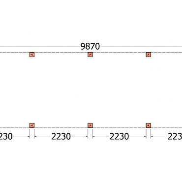 Buitenverblijf Palermo XXL 9900x3150x2450mm (bxdxh)