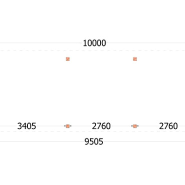 Buitenverblijf Siena 10000x3500x2500mm (bxdxh)