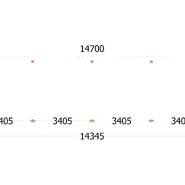 Buitenverblijf Siena 14700x4150x2500mm (bxdxh)