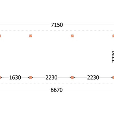 Buitenverblijf Siena 7150x3000x2500mm (bxdxh)