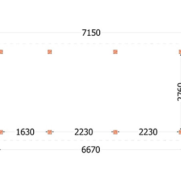 Buitenverblijf Siena 7150x3500x2500mm (bxdxh)