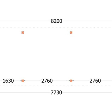 Buitenverblijf Siena 8200x3500x2500mm (bxdxh)