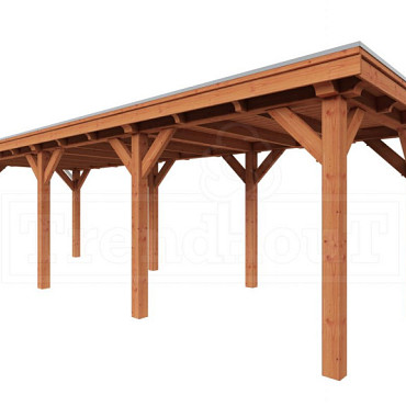 Buitenverblijf Siena 8250x3000x2500mm (bxdxh)