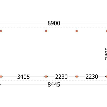 Buitenverblijf Siena 8900x4150x2500mm (bxdxh)