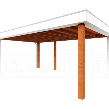 Buitenverblijf Verona model links 5750x4000x2500mm (bxdxh)