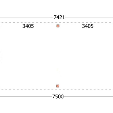 Buitenverblijf Verona model links 7500x4000x2500mm (bxdxh)