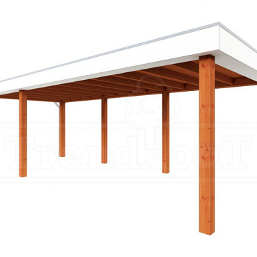 Buitenverblijf Verona model links 7550x3350x2500mm (bxdxh)