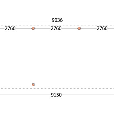 Buitenverblijf Verona model links 9150x4000x2500mm (bxdxh)