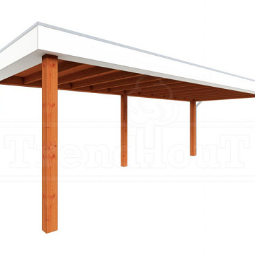 Buitenverblijf Verona model rechts 7500x3350x2500mm (bxdxh)