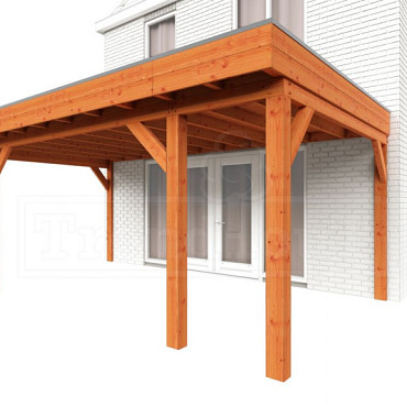 Aanbouwveranda Ancona 5750x3900x2600mm (bxdxh)