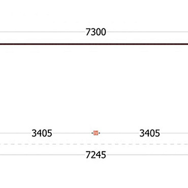 Aanbouwveranda Ancona 7300x3300x2600mm (bxdxh)