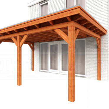 Aanbouwveranda Lucca 5550x3900x2600mm (bxdxh)