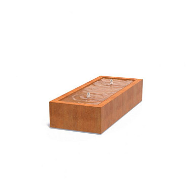 Corten Watertafel 2000x800x400mm (CB5.1)