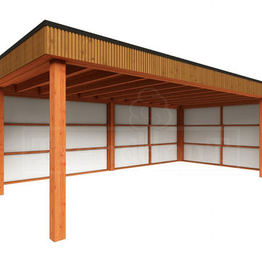 Buitenverblijf Capri 7200x4250x2550mm (bxdxh) model rechts alleen constructie