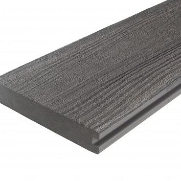 Kantplank WPC 22,5x138mm Fiberdeck  Harmony | massief | Ocean Grey V2 SE | 300cm