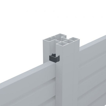 Boston PVC Afstandhouders Open 15mm RAL7016 (66st)