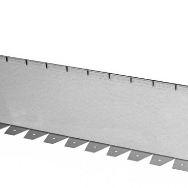Kantopsluiting Single Flex (flg) 300x16.5cm Verzinkt