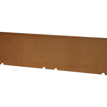Kantopsluiting Single 300x16.5cm Corten
