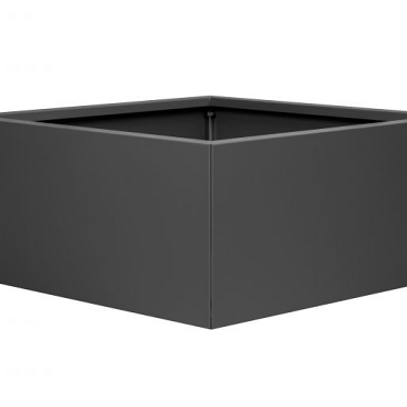 Plantenbak Vlak Antraciet 90x90x60cm