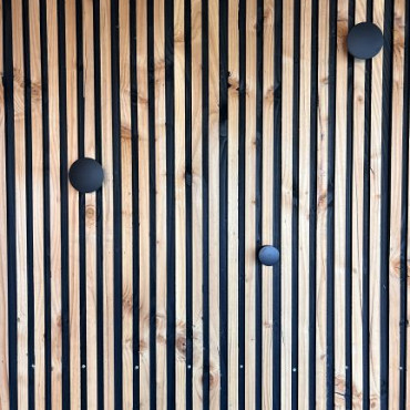 Douglas geschaafd triple profielplank 2,5x14x500cm onbehandeld | zwart