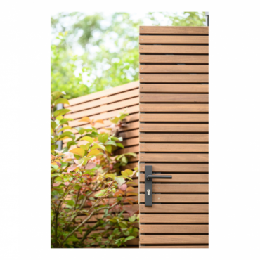 Thermovision Ayous geschaafd latten deur op verstelbaar frame horizontaal 178x99cm