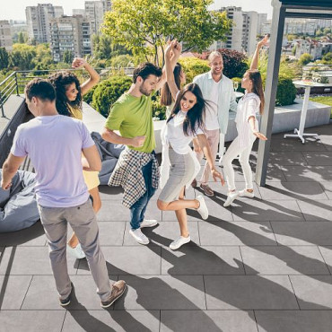 Keramische tegel Cilento Grigio Due 80x80x2cm