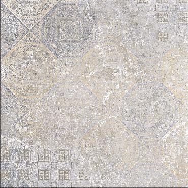 Cerasun Catania Decor Blue 60x60x4cm