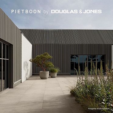 Keramische tegel Piet Boon Outdoor Texture Ivory 90x90x3cm