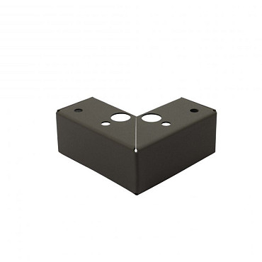 Poten set 5cm hoog Grafiet zwart