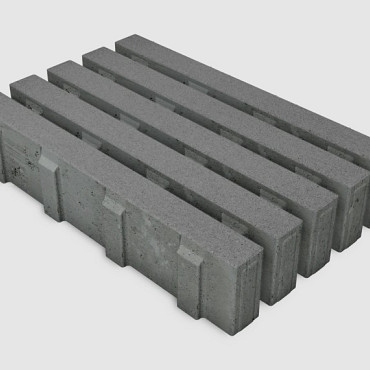 EcoStrook Basic 60x40x12cm Antraciet