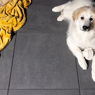 Trippel T 2Drive 60x60x6cm Zwart/Grijs Nuance