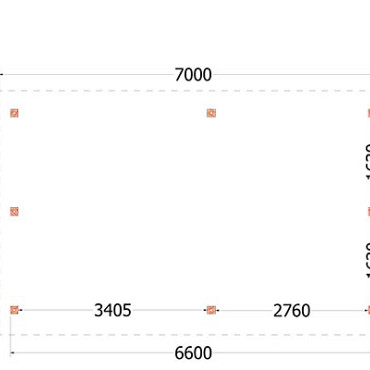 Kapschuur de Hoeve XL 7000x4400x3750mm (bxdxh) rechts