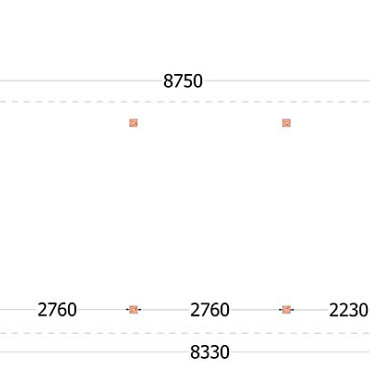 Kapschuur de Hoeve XL 8750x4400x3750mm (bxdxh) rechts