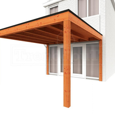 Aanbouwveranda Modena 3700x4850x2700mm (bxdxh)