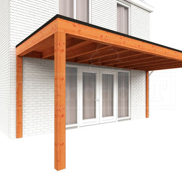 Aanbouwveranda Modena 5900x3000x2700mm (bxdxh) rechts