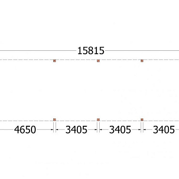 Buitenverblijf Palermo XXL 15850x5050x2480mm (bxdxh)