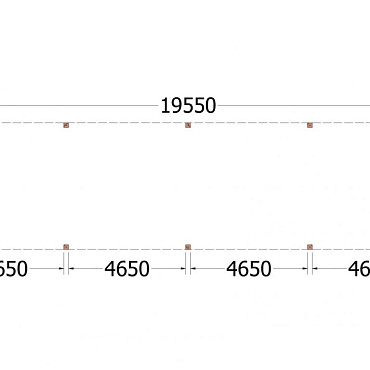Buitenverblijf Palermo XXL 19550x5050x2480mm (bxdxh)