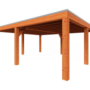 Buitenverblijf Palermo XXL 6100x6100x2480mm (bxdxh)