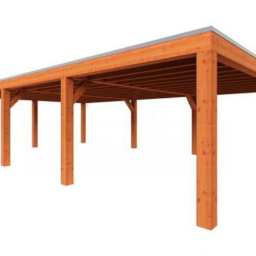 Buitenverblijf Palermo XXL 9700x6100x2480mm (bxdxh)