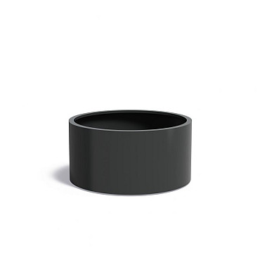 CIRCUM met wielen Ø1200x600mm Aluminium (AMWL4.2)