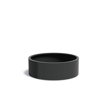 CIRCUM met wielen Ø1200x400mm Aluminium (AMWL4.3)