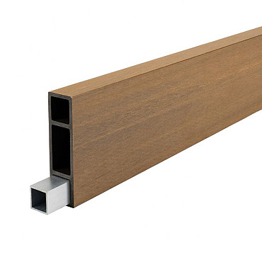 WEOSUN® Brise Soleil Zonweringslamel 42x145mm | Teak | 390cm | E-klasse
