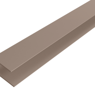 F-profiel | WEO® Essential Gardenwall | Aluminium | Light Grey | 35x45mm | 300cm